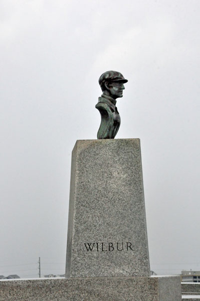 bust of Wilbur Wright